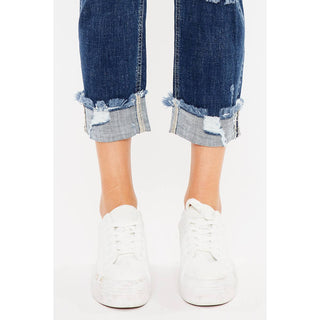 Kan Kan Mid Rise Slim Boyfriend