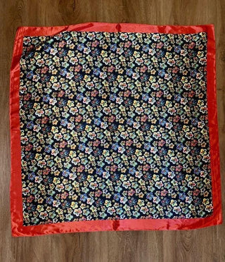 Red / Flowers Wild Rag - Sweetwater Boutique 