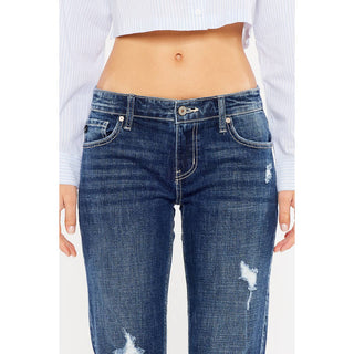 Kan Kan Mid Rise Slim Boyfriend