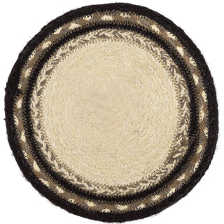 Charcoal Pig Jute Trivet 8"