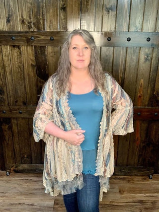 All Lace High Low Cardigan - Sweetwater Boutique 