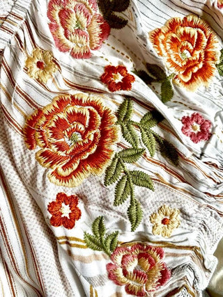 Ivory Multi  Romper - Sweetwater Boutique 