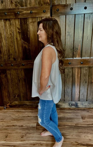 Simple Tank Blouse - Sweetwater Boutique 