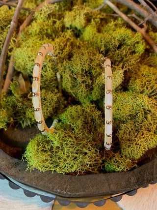 Beaded Hoops - Sweetwater Boutique 