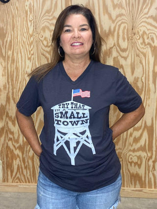 Try That In A Small Town Crew or V-Neck - Sweetwater Boutique 