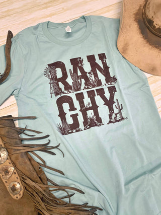 Ranchy Blue Tee