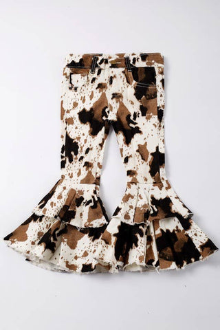 Children's Cowhide Denim Flares