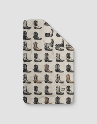 Boot Rows Kitchen Towel