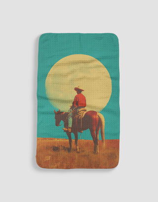 Cowboy Moon Kitchen Towel