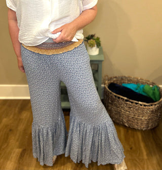 Paisley Palazzo Pants - Sweetwater Boutique 