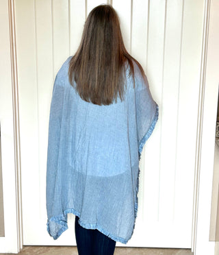 Chambray Kimono - Sweetwater Boutique 